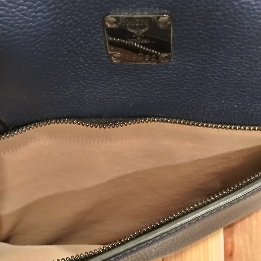 MCM Zip Briefcase/Messenger Bag